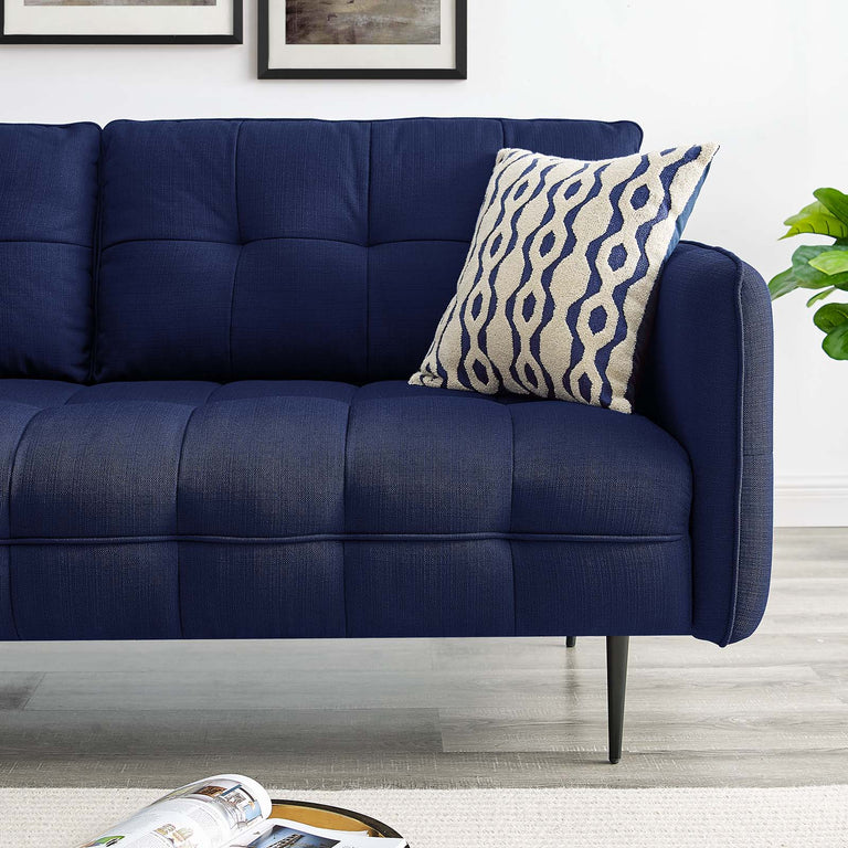 Cameron Tufted Fabric Sofa in Royal Blue, EEI-4451-ROY