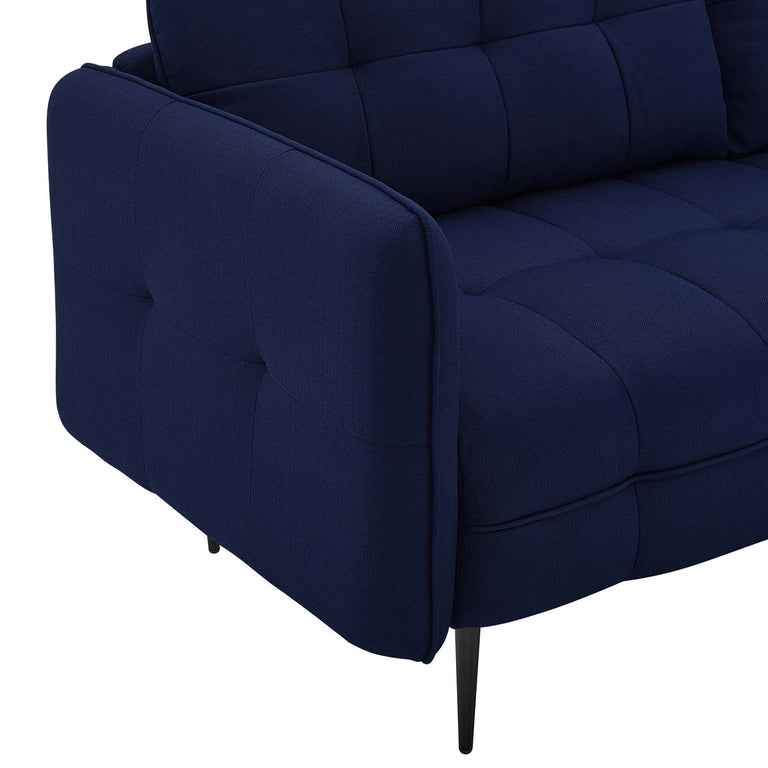 Cameron Tufted Fabric Sofa in Royal Blue, EEI-4451-ROY