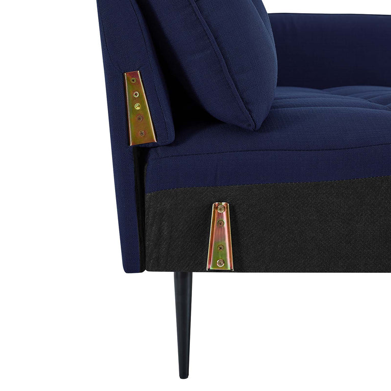 Cameron Tufted Fabric Sofa in Royal Blue, EEI-4451-ROY