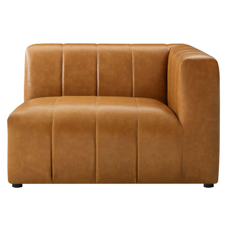 Bartlett Vegan Leather 3-Piece Sofa in Tan, EEI-4515-TAN