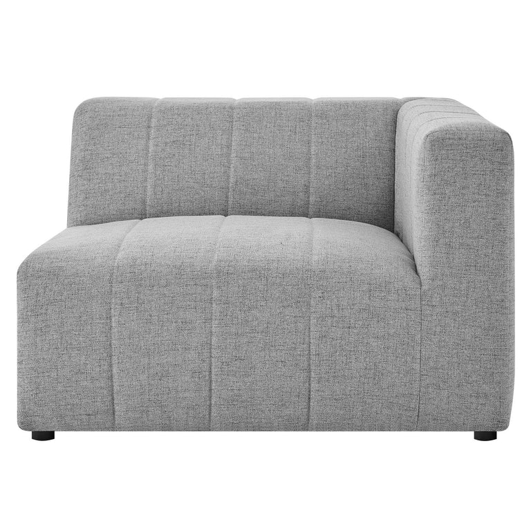 Bartlett Upholstered Fabric 4-Piece Sectional Sofa in Light Gray, EEI-4516-LGR