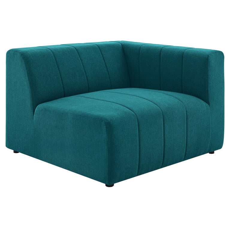 Bartlett Upholstered Fabric 4-Piece Sectional Sofa in Teal, EEI-4516-TEA