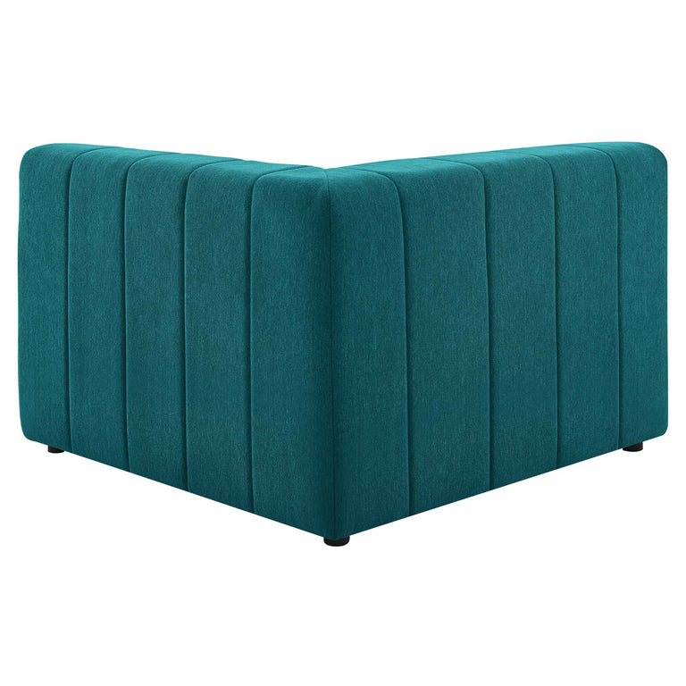 Bartlett Upholstered Fabric 4-Piece Sectional Sofa in Teal, EEI-4516-TEA