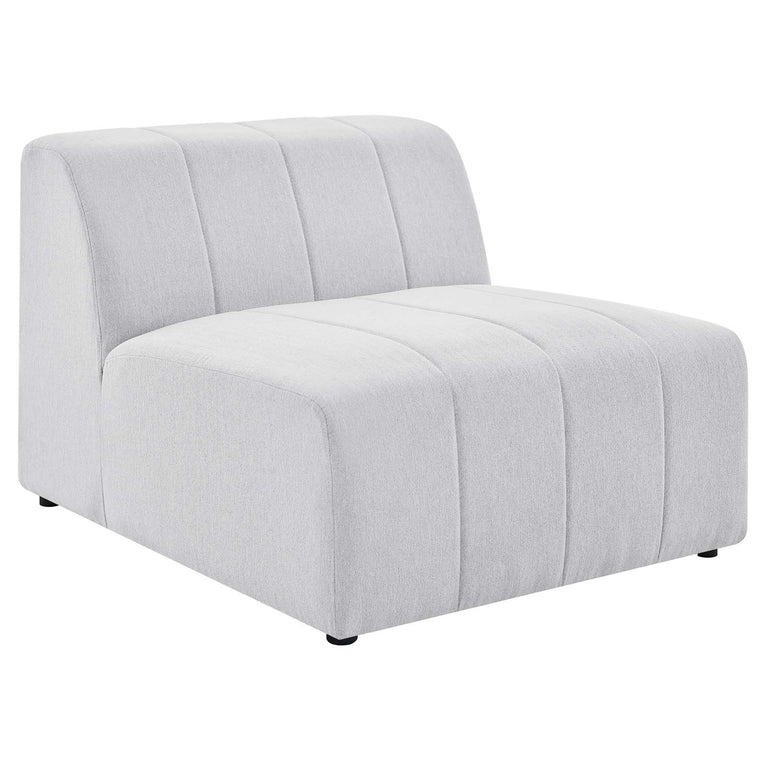 Bartlett Upholstered Fabric 4-Piece Sectional Sofa in Ivory, EEI-4518-IVO