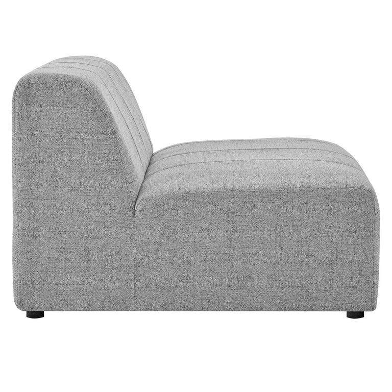 Bartlett Upholstered Fabric 5-Piece Sectional Sofa in Light Gray, EEI-4520-LGR