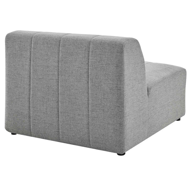 Bartlett Upholstered Fabric 5-Piece Sectional Sofa in Light Gray, EEI-4520-LGR