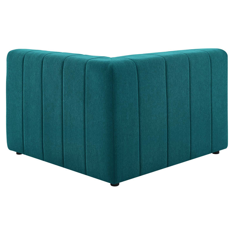 Bartlett Upholstered Fabric 5-Piece Sectional Sofa in Teal, EEI-4531-TEA