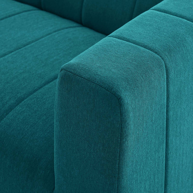 Bartlett Upholstered Fabric 5-Piece Sectional Sofa in Teal, EEI-4531-TEA