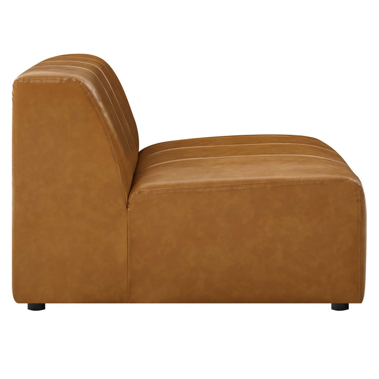 Bartlett Vegan Leather 5-Piece Sectional Sofa in Tan, EEI-4532-TAN