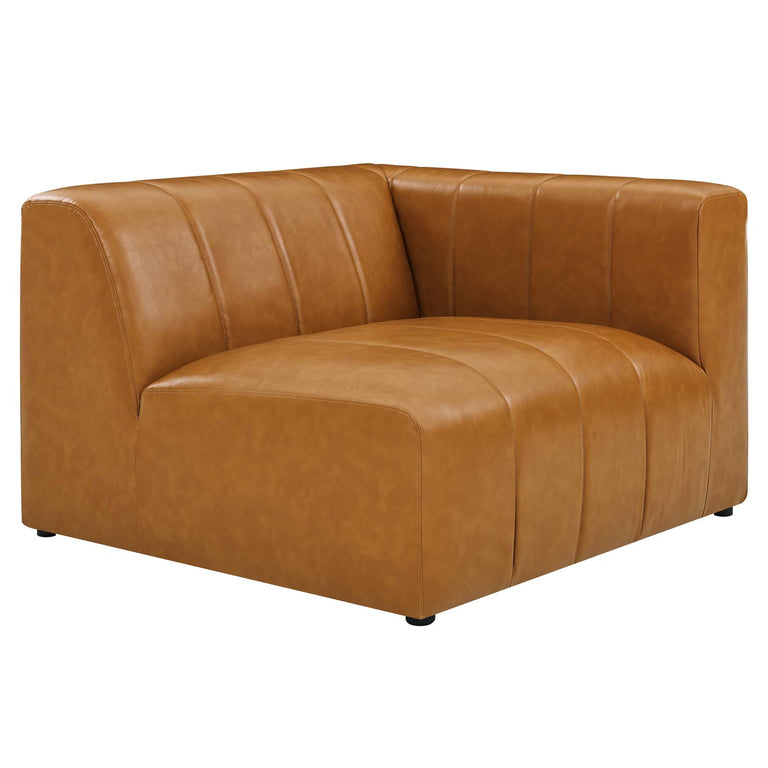 Bartlett Vegan Leather 6-Piece Sectional Sofa in Tan, EEI-4534-TAN