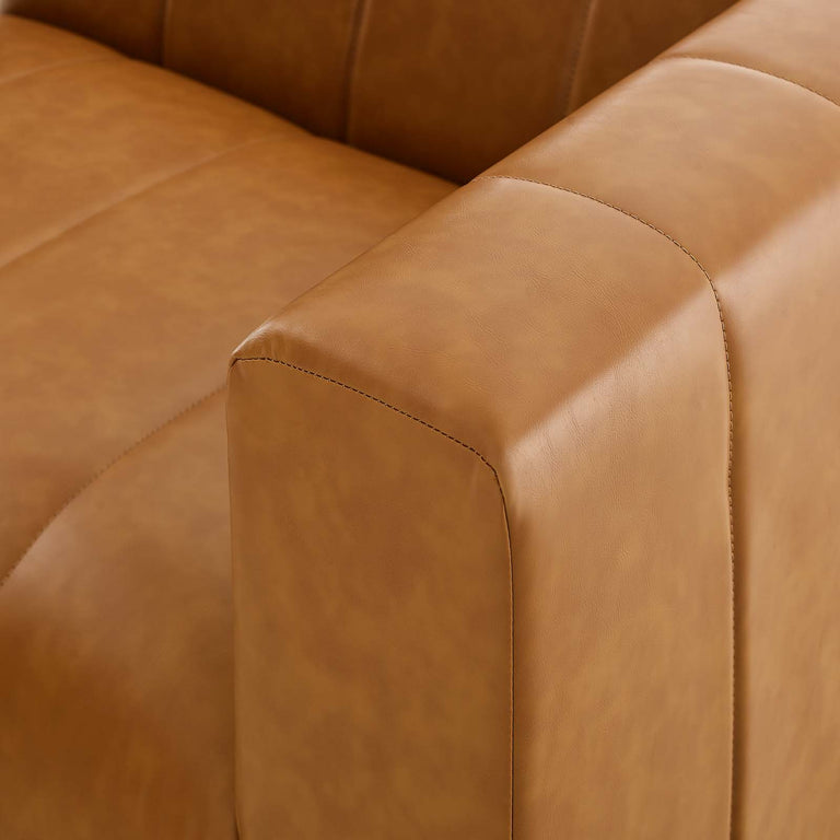 Bartlett Vegan Leather 6-Piece Sectional Sofa in Tan, EEI-4534-TAN