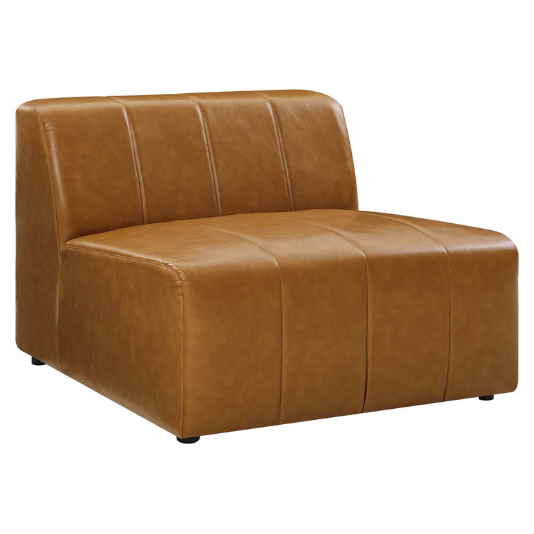 Bartlett Vegan Leather 6-Piece Sectional Sofa in Tan, EEI-4534-TAN
