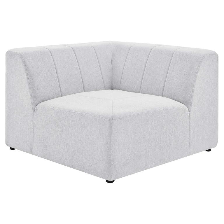 Bartlett Upholstered Fabric 8-Piece Sectional Sofa in Ivory, EEI-4535-IVO
