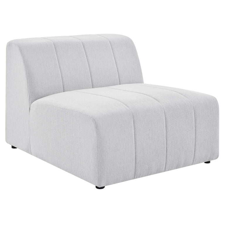 Bartlett Upholstered Fabric 8-Piece Sectional Sofa in Ivory, EEI-4535-IVO
