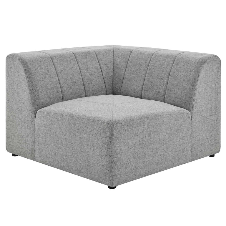 Bartlett Upholstered Fabric 8-Piece Sectional Sofa in Light Gray, EEI-4535-LGR