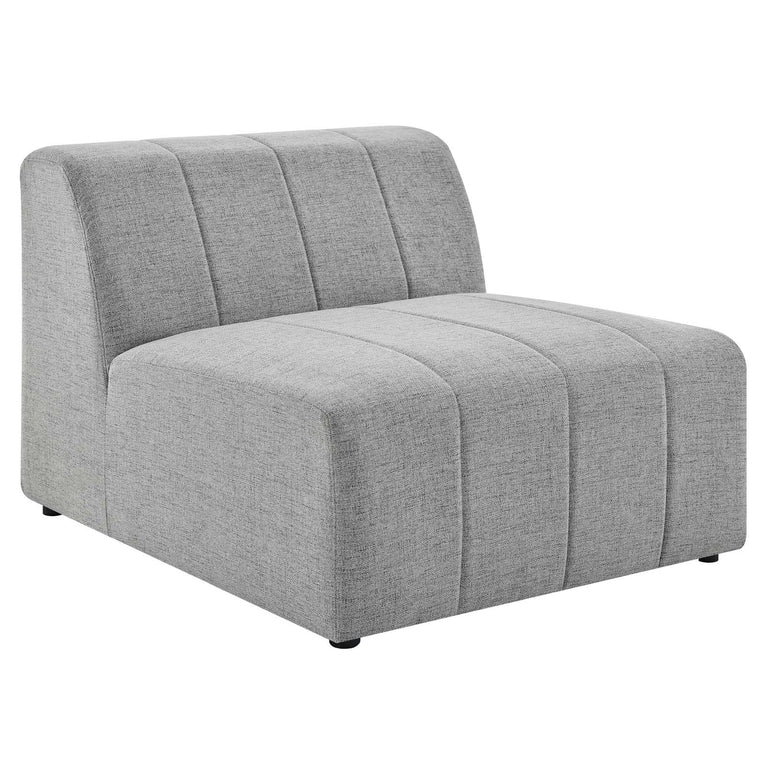 Bartlett Upholstered Fabric 8-Piece Sectional Sofa in Light Gray, EEI-4535-LGR