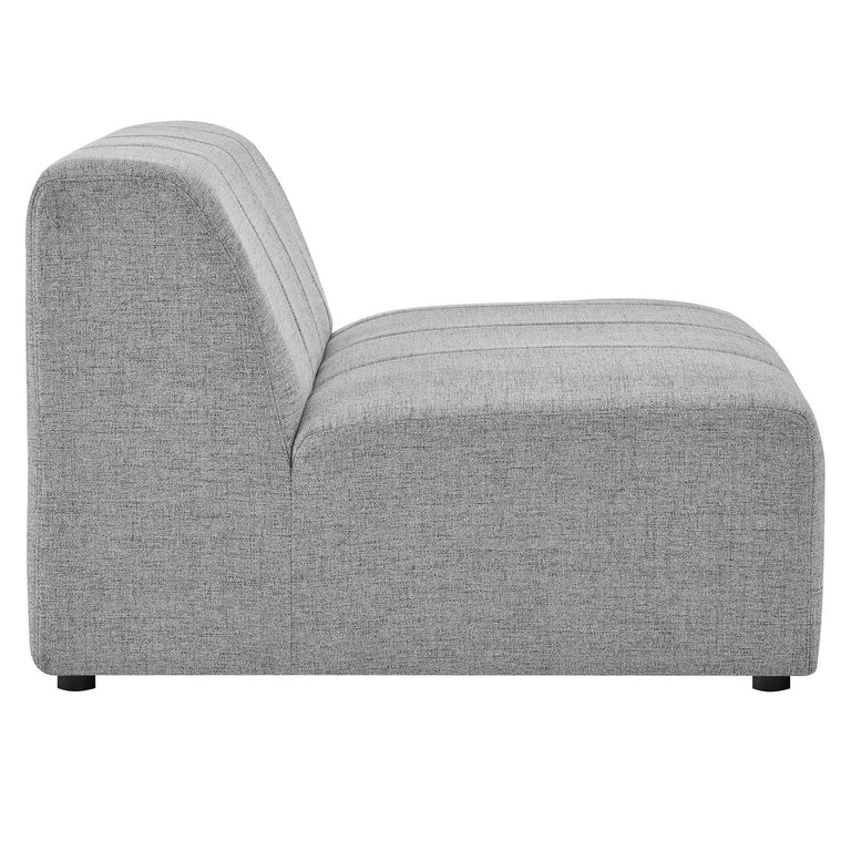Bartlett Upholstered Fabric 8-Piece Sectional Sofa in Light Gray, EEI-4535-LGR
