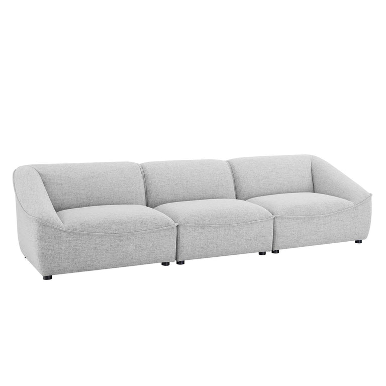Comprise 3-Piece Sofa in Light Gray, EEI-5404-LGR