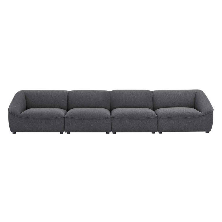Comprise 4-Piece Sofa in Charcoal, EEI-5408-CHA