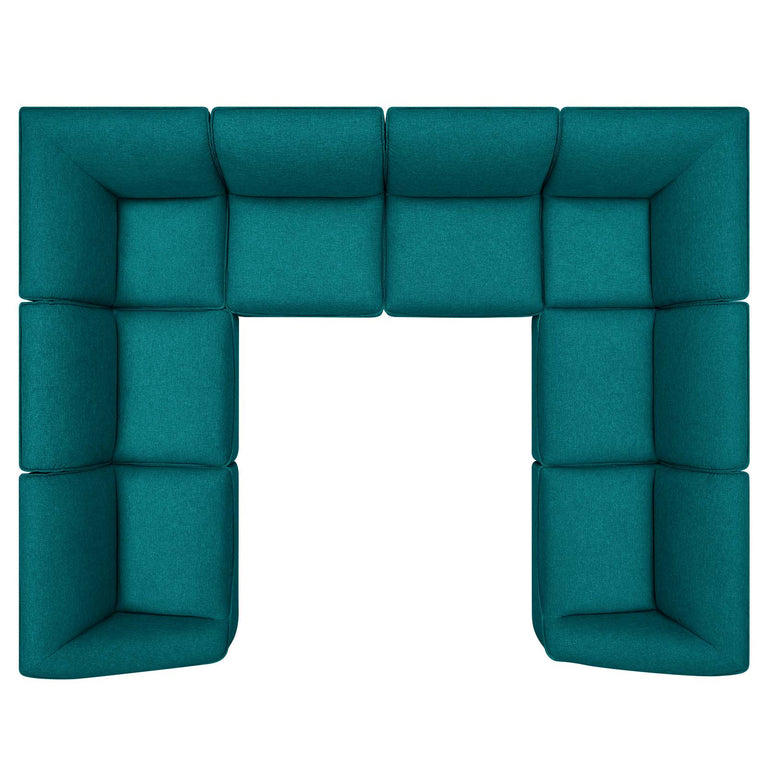 Comprise 8-Piece Sectional Sofa in Teal, EEI-5414-TEA