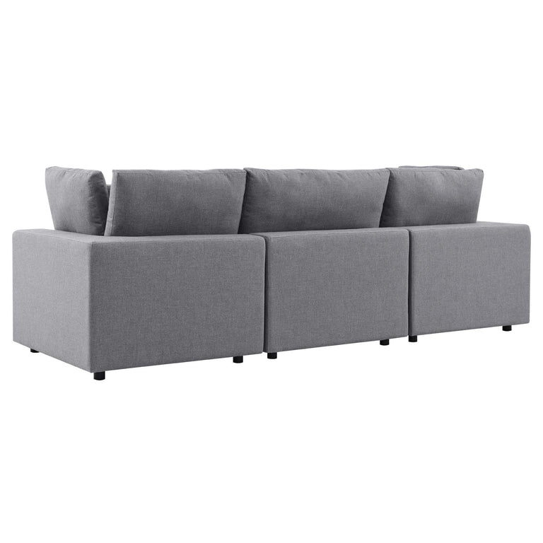 Commix  Sunbrella® Outdoor Patio Sofa in Gray, EEI-5579-SLA