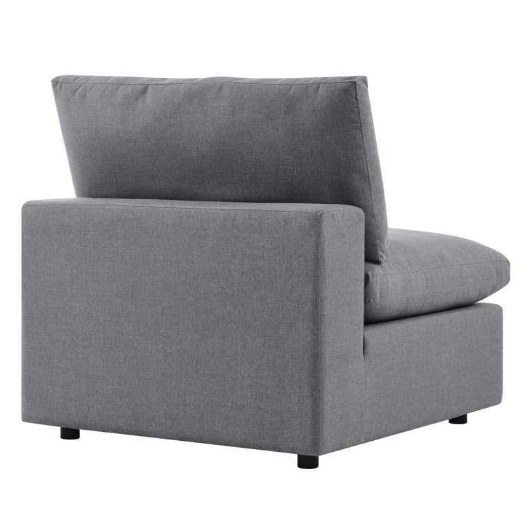 Commix  Sunbrella® Outdoor Patio Sofa in Gray, EEI-5579-SLA