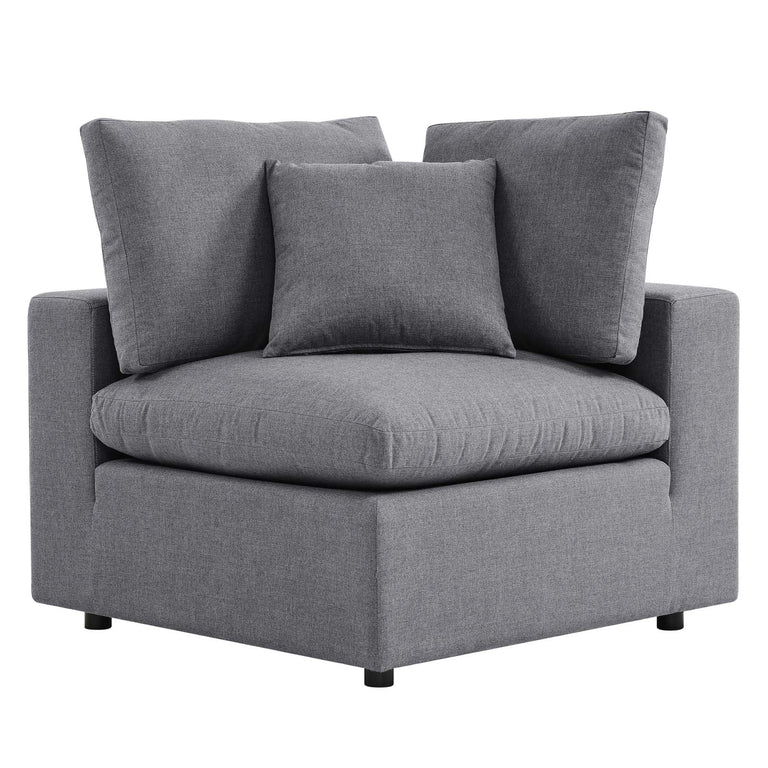 Commix  Sunbrella® Outdoor Patio Sofa in Gray, EEI-5579-SLA