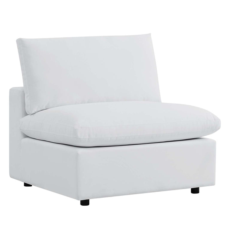 Commix  Sunbrella® Outdoor Patio Sofa in White, EEI-5579-WHI