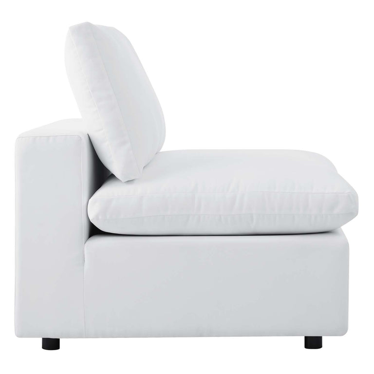 Commix  Sunbrella® Outdoor Patio Sofa in White, EEI-5579-WHI