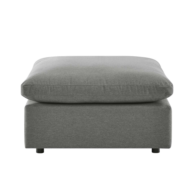 Commix 4-Piece Outdoor Patio Sectional Sofa in Charcoal, EEI-5580-CHA