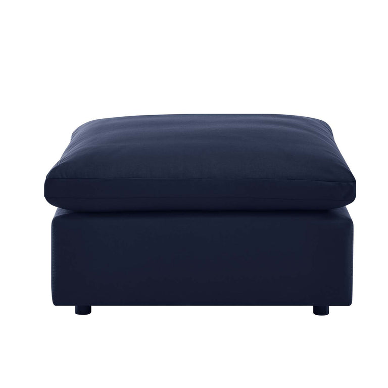 Commix 4-Piece Outdoor Patio Sectional Sofa in Navy, EEI-5580-NAV