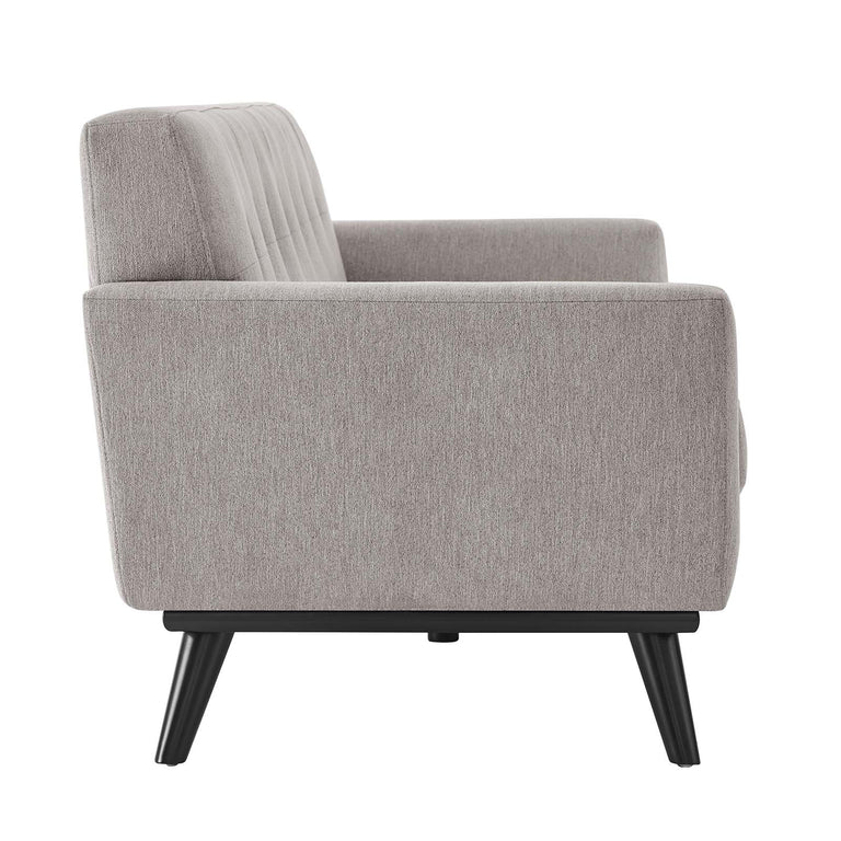 Engage Herringbone Fabric Sofa in Light Gray, EEI-5760-LGR