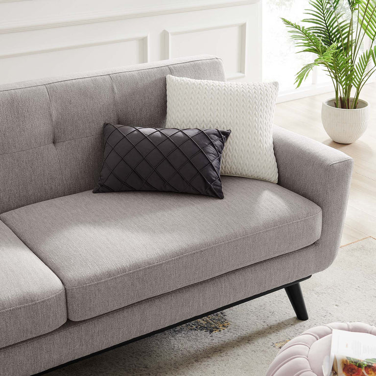 Engage Herringbone Fabric Sofa in Light Gray, EEI-5760-LGR