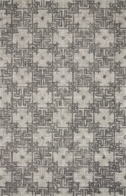 Loloi Rugs Ehren Collection Rug in Charcoal, Fog - 11'6" x 15'