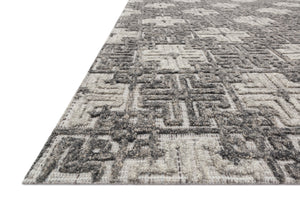 Loloi Rugs Ehren Collection Rug in Charcoal, Fog - 9'3" x 13'