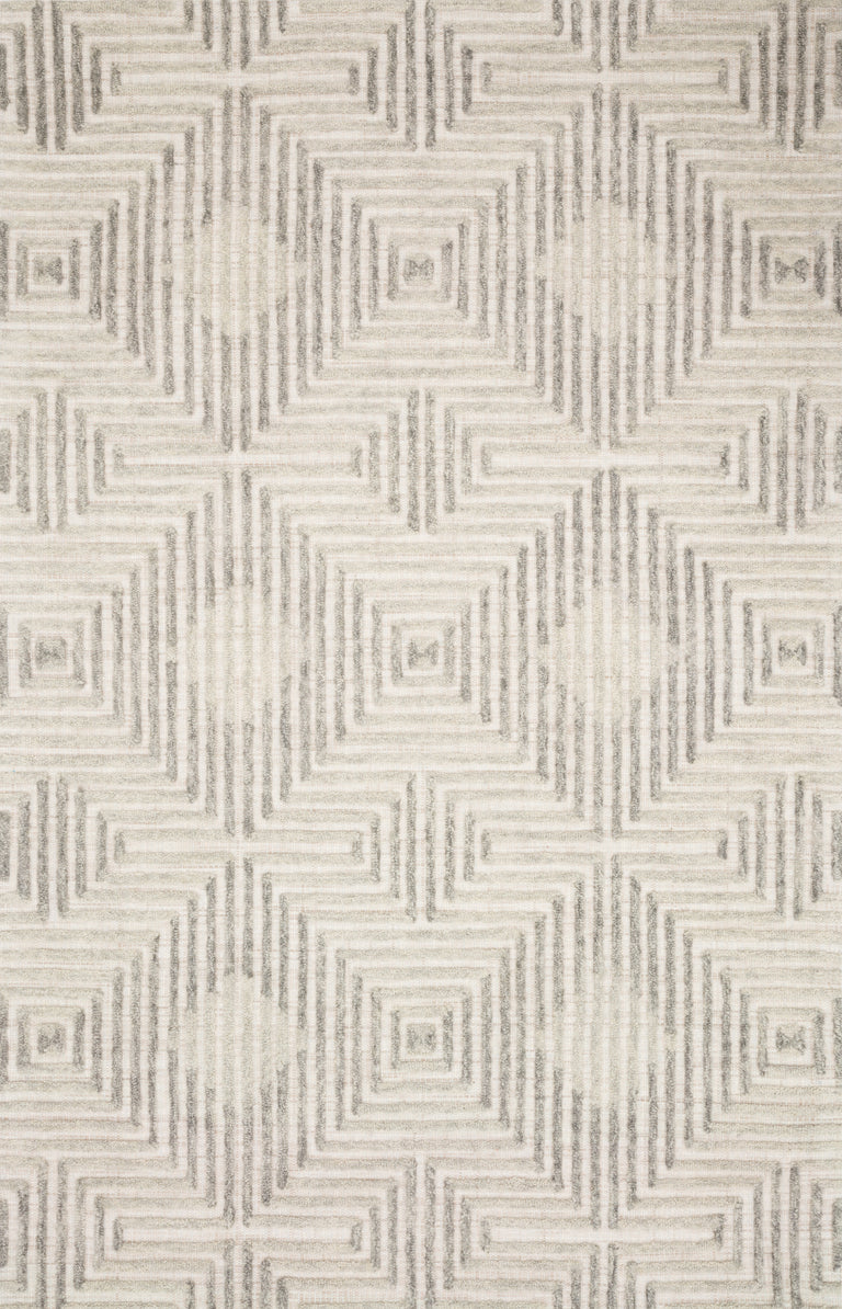 Loloi Rugs Ehren Collection Rug in Grey, Silver - 11'6" x 15'