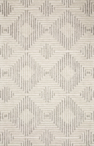 Loloi Rugs Ehren Collection Rug in Grey, Silver - 7'9" x 9'9"