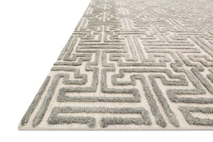 Loloi Rugs Ehren Collection Rug in Stone, Sand - 7'9" x 9'9"