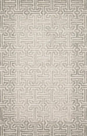 Loloi Rugs Ehren Collection Rug in Stone, Sand - 7'9" x 9'9"