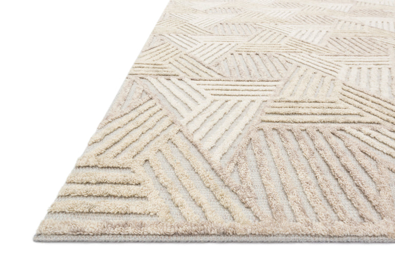 Loloi Rugs Ehren Collection Rug in Oatmeal, Ivory - 11'6" x 15'