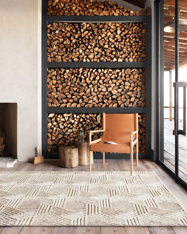 Loloi Rugs Ehren Collection Rug in Oatmeal, Ivory - 11'6" x 15'