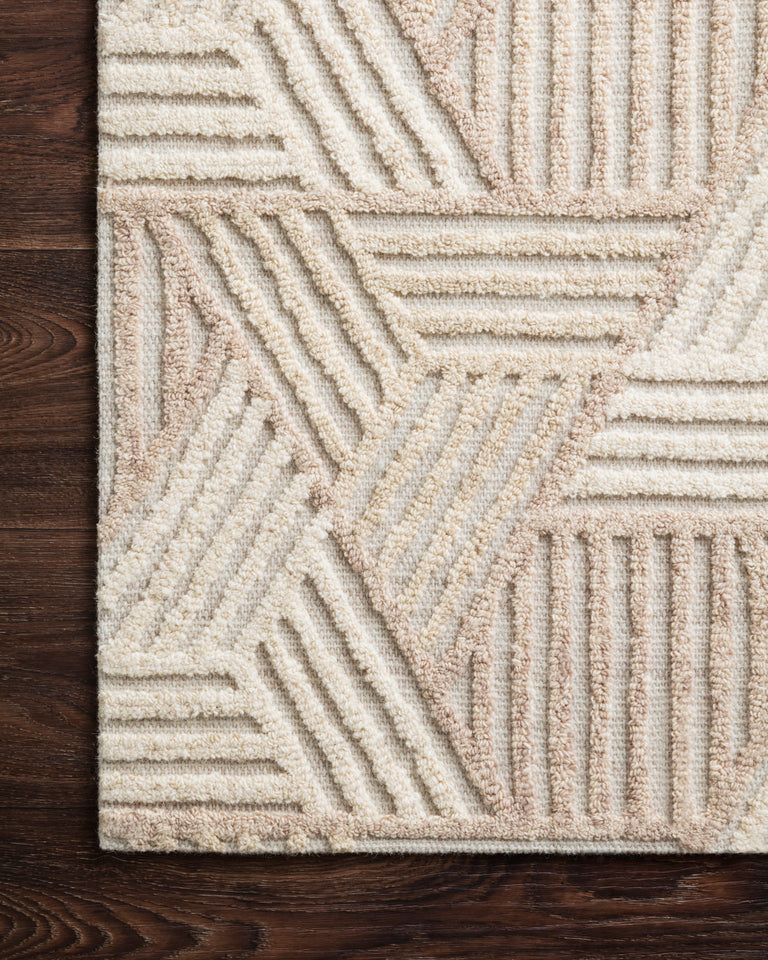 Loloi Rugs Ehren Collection Rug in Oatmeal, Ivory - 11'6" x 15'