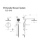 ZLINE El Dorado Shower System in Matte Black, ELD-SHS-MB