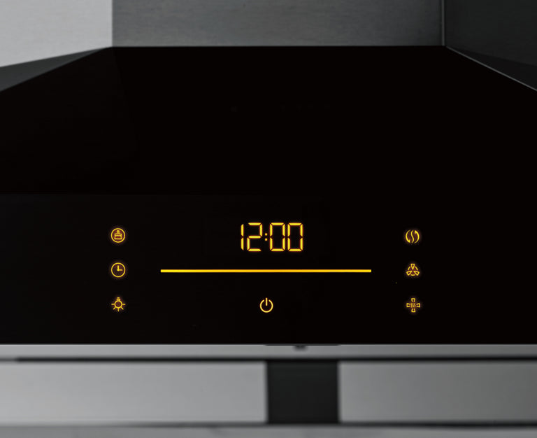 Fotile Perimeter Vent Series 36 In. 1,100 CFM Wall Mount Range Hood with Touchscreen in Stainless Steel, EMG9030