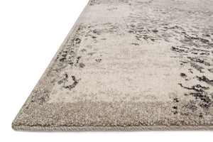 Loloi Rugs Emory Collection Rug in Ivory, Charcoal - 8'11" x 12'5"