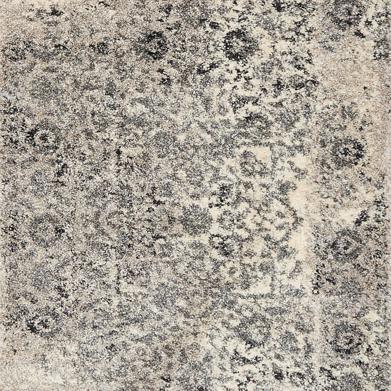 Loloi Rugs Emory Collection Rug in Ivory, Charcoal - 8'11" x 12'5"