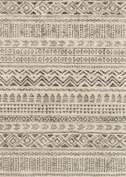 Loloi Rugs Emory Collection Rug in Stone, Graphite - 8'11" x 12'5"