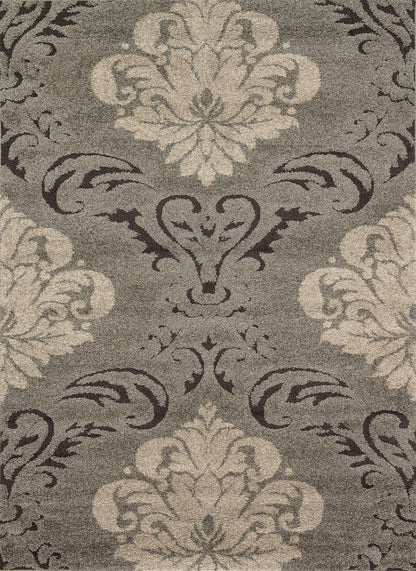 Loloi Rugs Enchant Collection Rug in Smoke, Beige - 9'0" x 12'0"