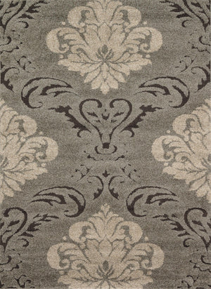 Loloi Rugs Enchant Collection Rug in Smoke, Beige - 7'7" x 10'6"