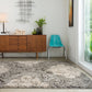 Loloi Rugs Enchant Collection Rug in Smoke, Beige - 7'7" x 10'6"